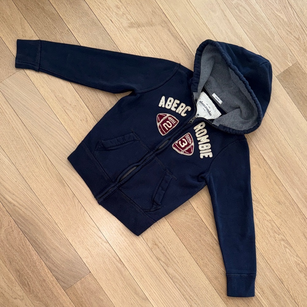 Abercrombie & Fitch Kids Dark Blue Hoodie Sz M